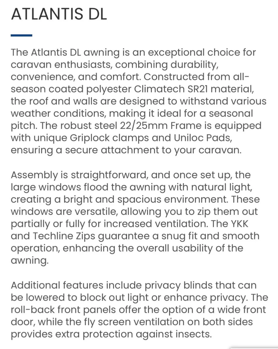 Caravan awning - Image 2