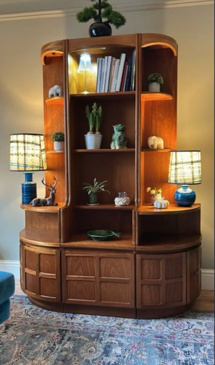 Mid Century Teak Parker Knoll display Cabinet - Image 1
