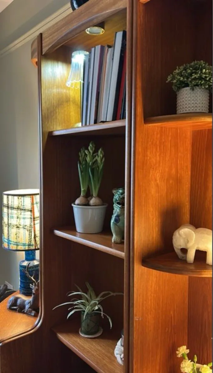 Mid Century Teak Parker Knoll display Cabinet - Image 4