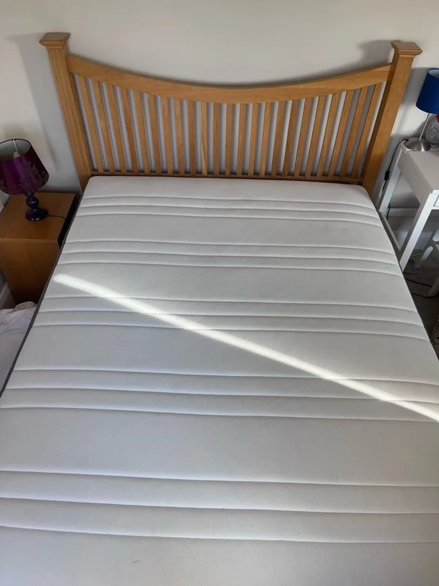 King Size bed & mattress - Image 3
