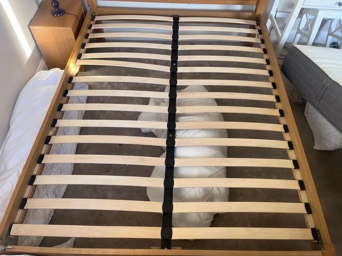 King Size bed & mattress - Image 4