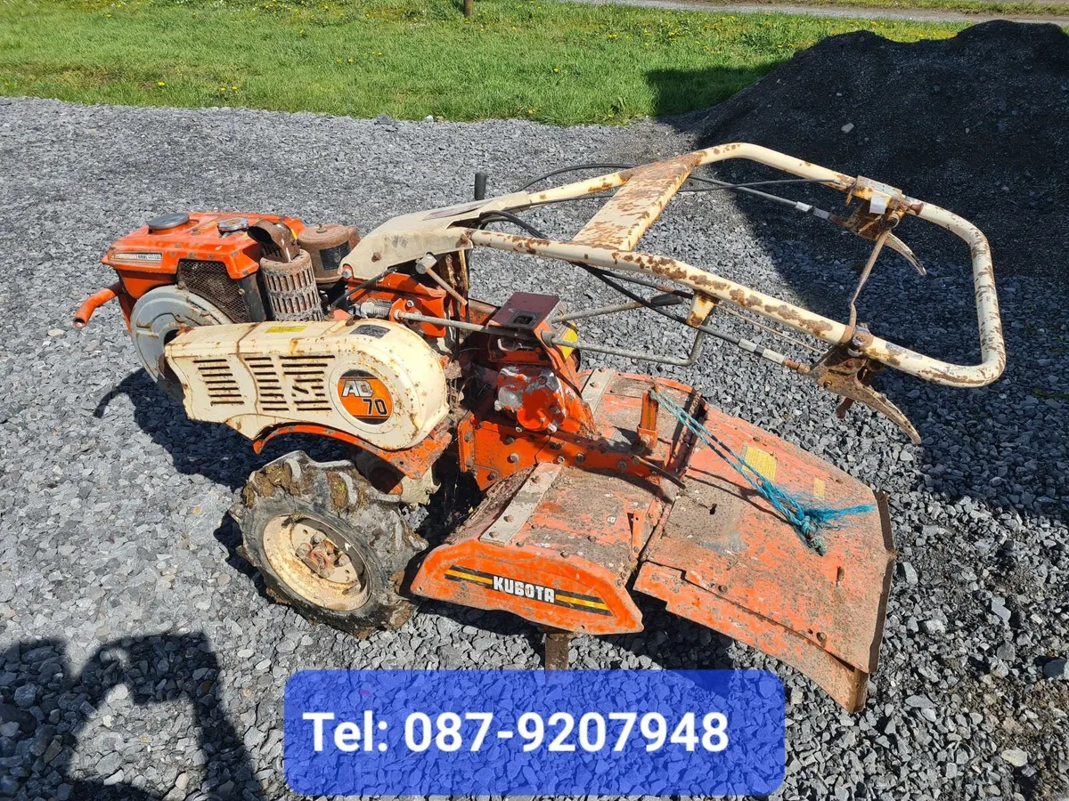 Garden Equipment-Kubota Rotavator - Diesel - Image 4