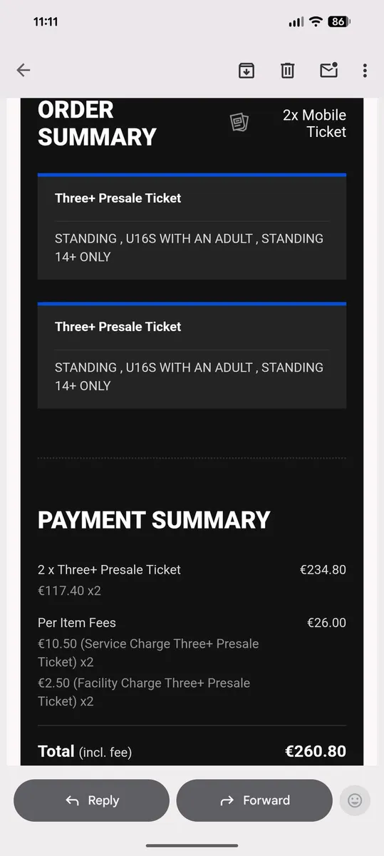 Noah Kahan 2 standing tickets Thurs 19th Nov 2026 - Image 2