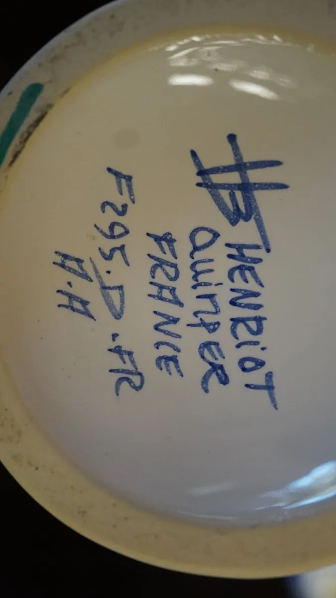 French Hand-Painted Pitcher Set - Image 4