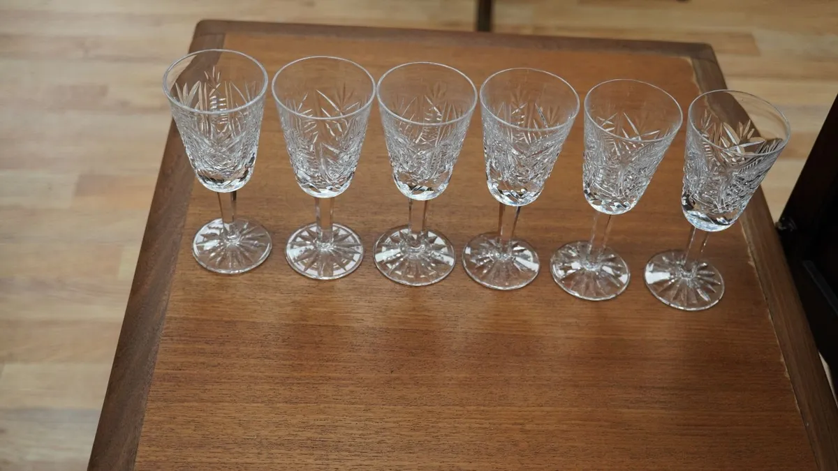 Waterford Crystal Clare Sherry Glasses Set of 6 - Image 2
