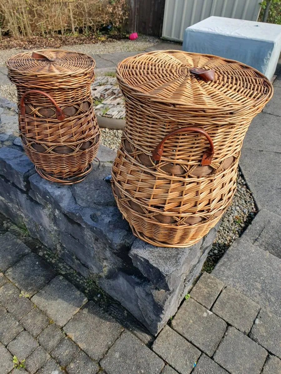 Laundry Wicker Baskets (Large & Small) - Image 1