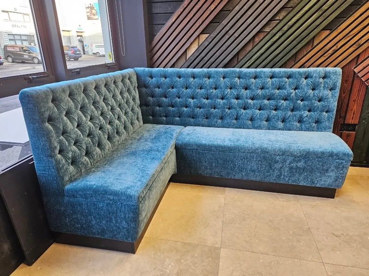 Chesterfield Style Dining Bench with Storage - Image 1