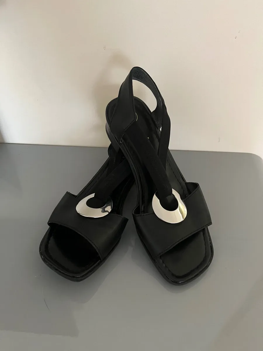 Rieker antistress black sandals size 5 (38) - Image 1