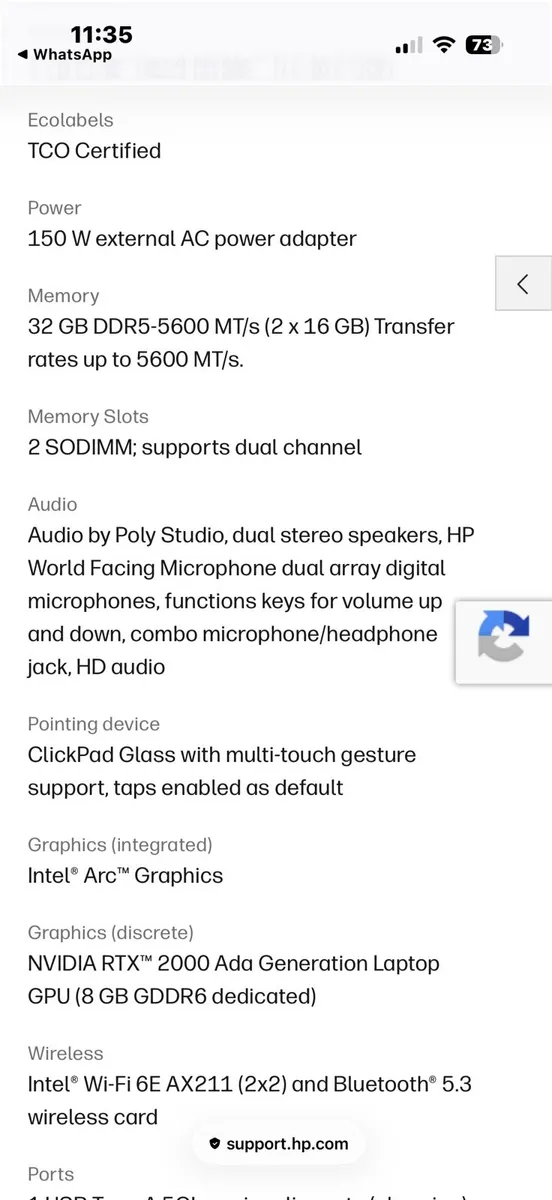 HP ZBook G11 16inch/HP Elite G11 14inch - Image 4