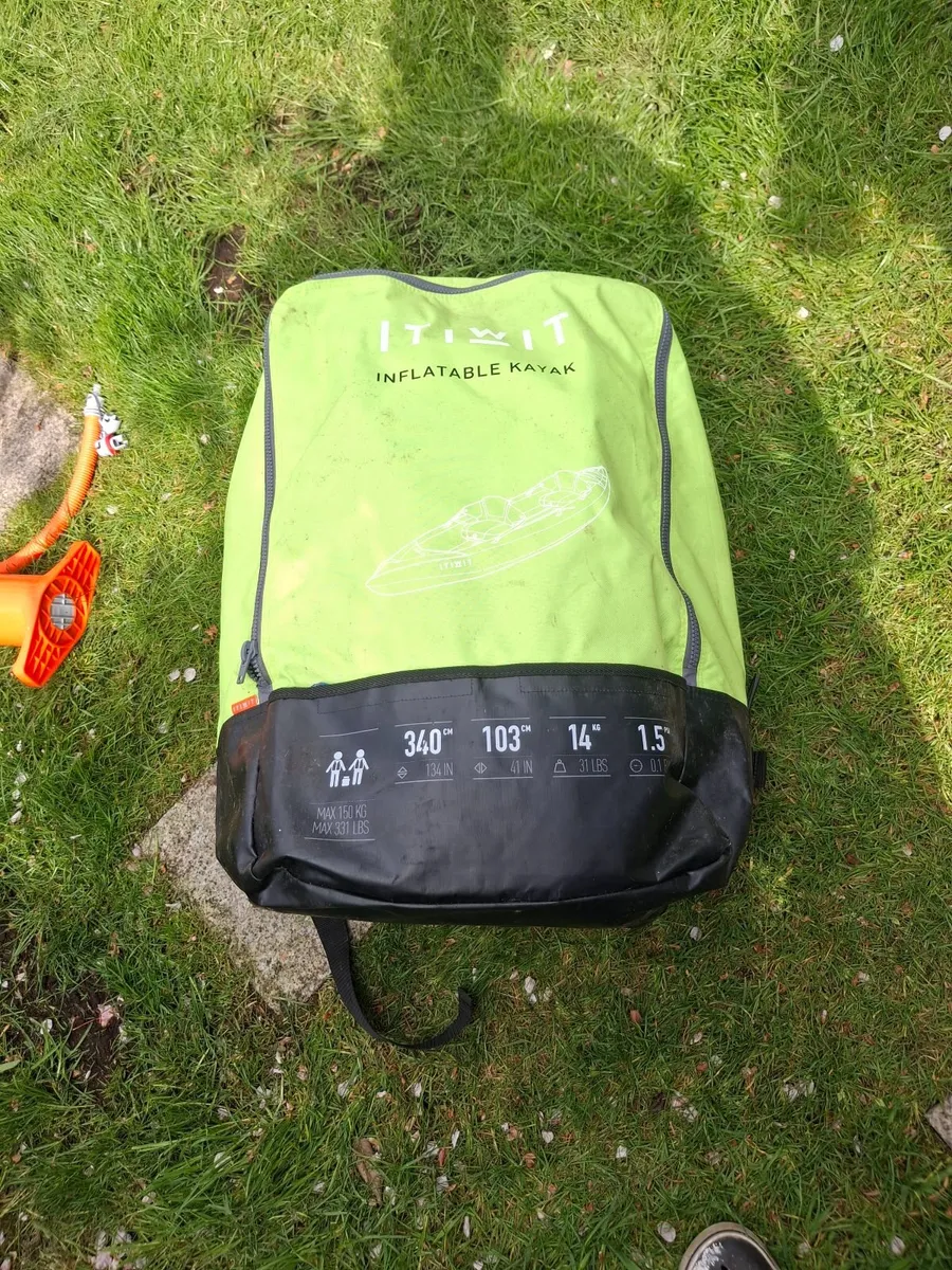 Decathalon inflatable kayak - Image 1
