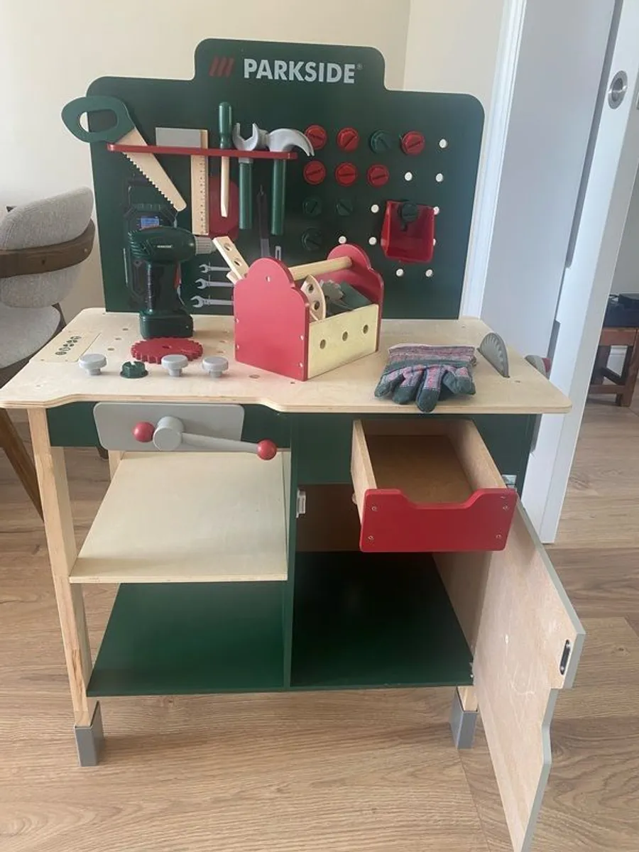 Parkside wooden tool bench - Image 2