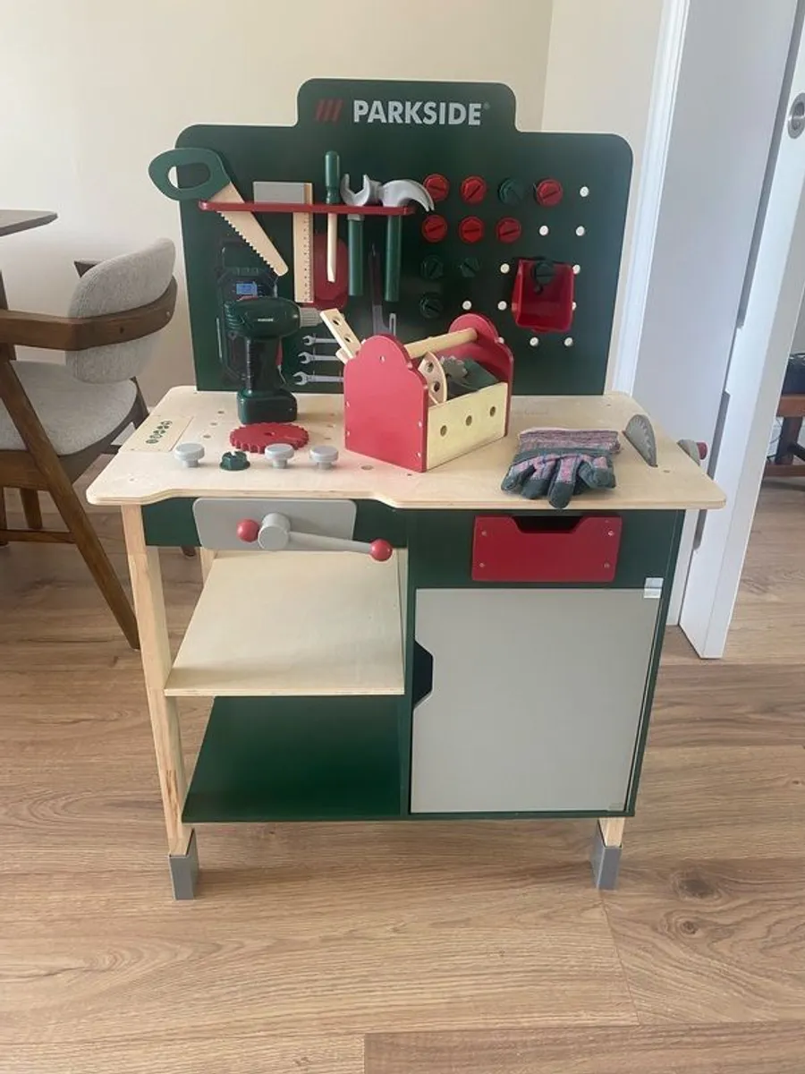 Parkside wooden tool bench - Image 3