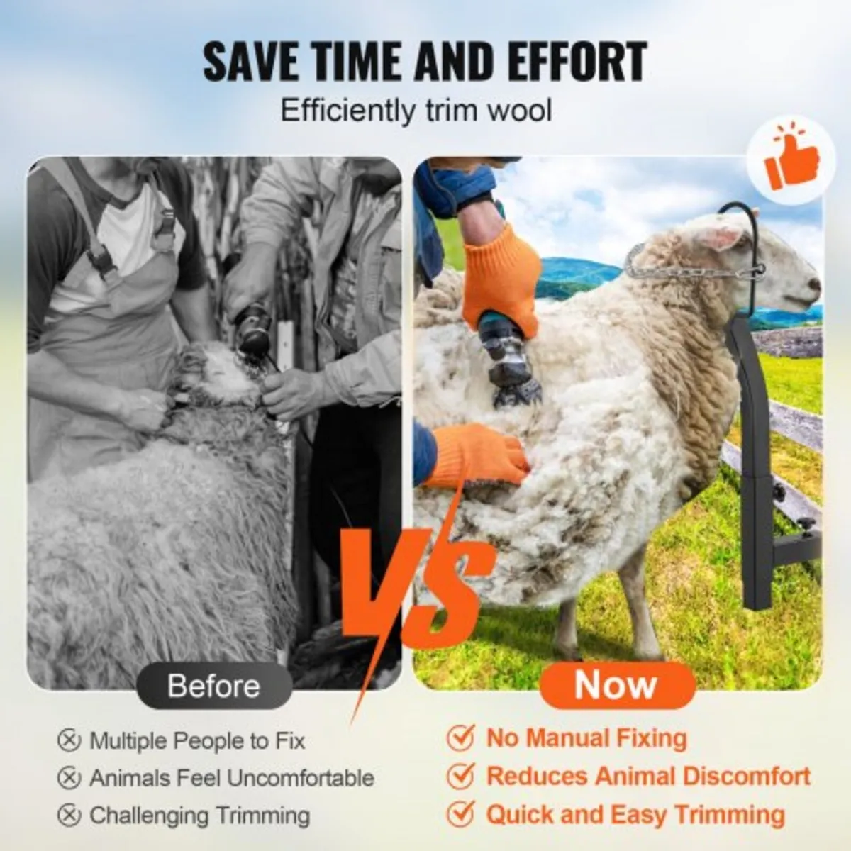 Livestock Trimming Stand, Goat & Sheep Stand 9.37- - Image 3