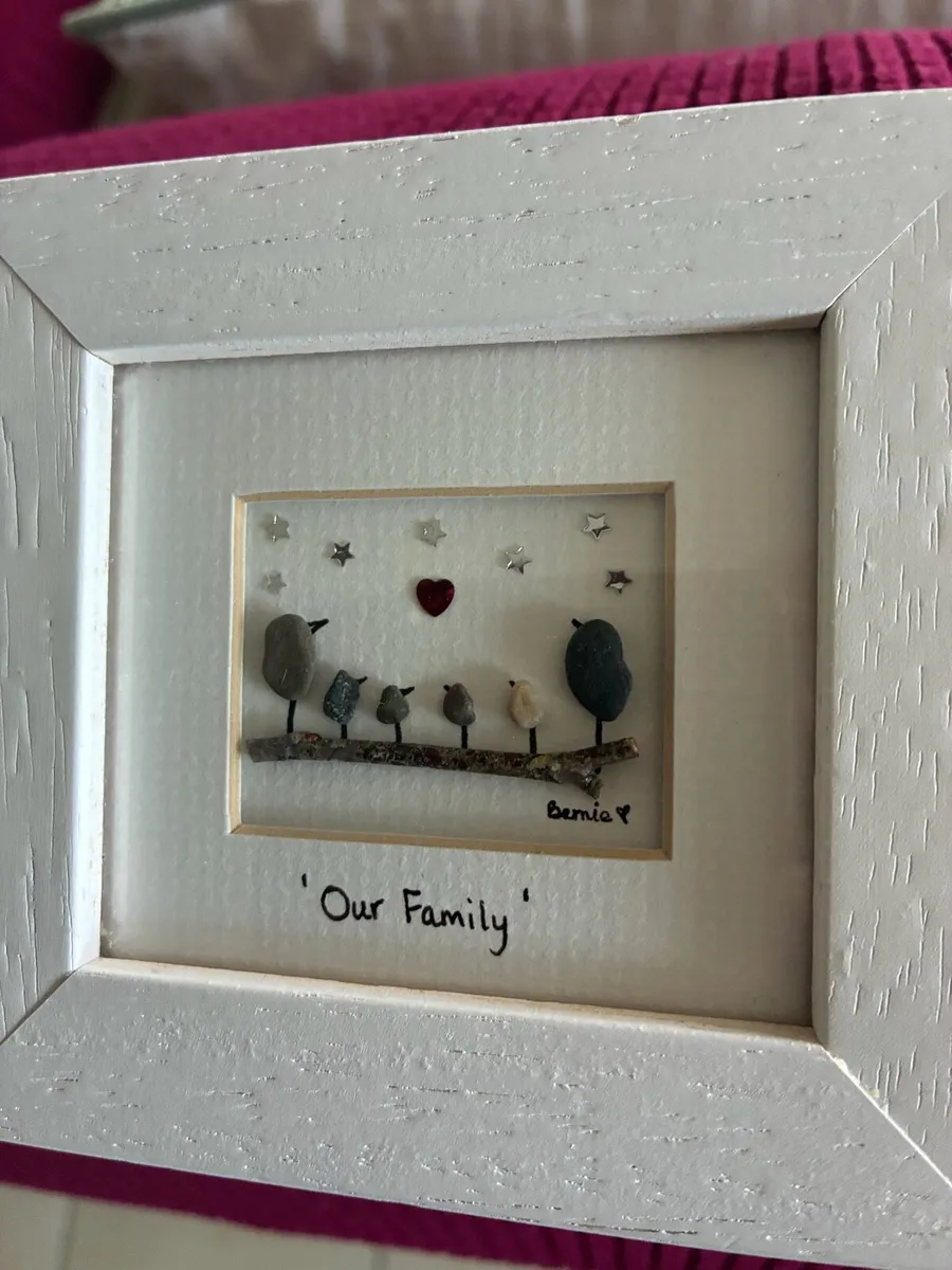 ‘Our Family’ Framed Stone Artwork - Image 2