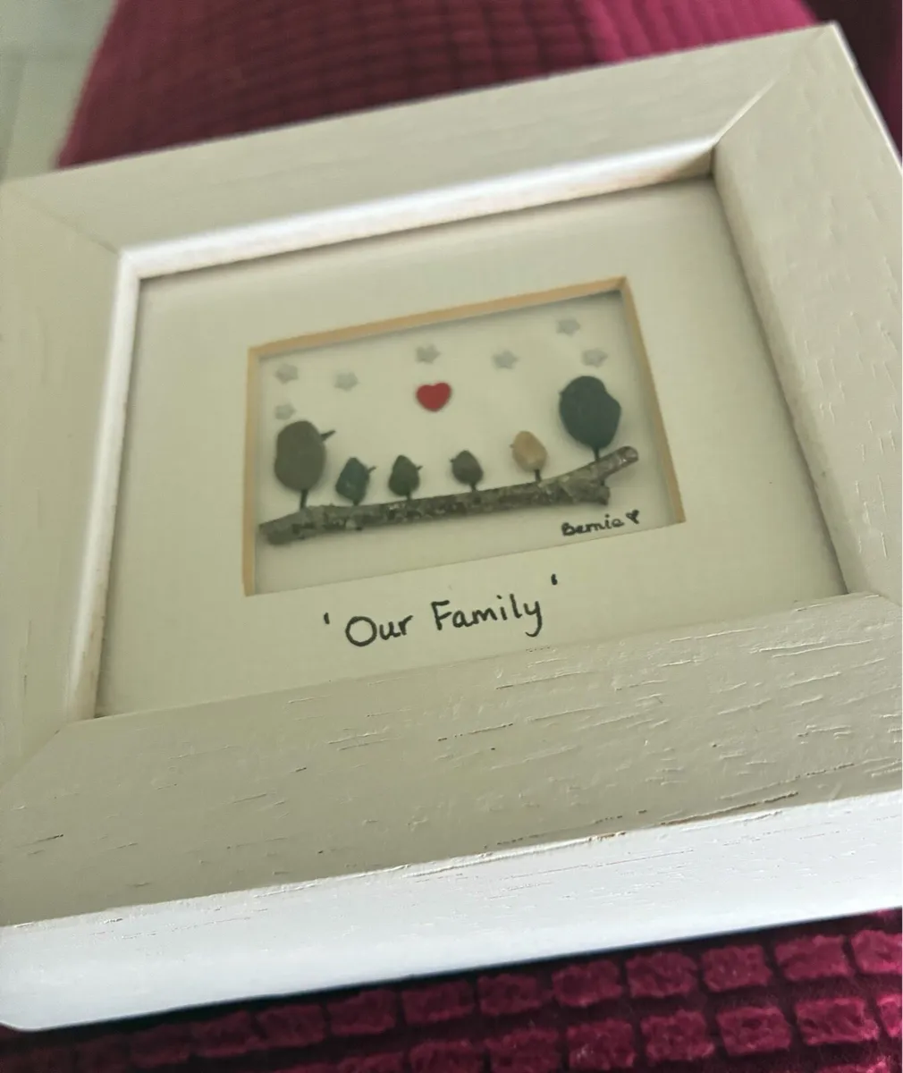 ‘Our Family’ Framed Stone Artwork - Image 3