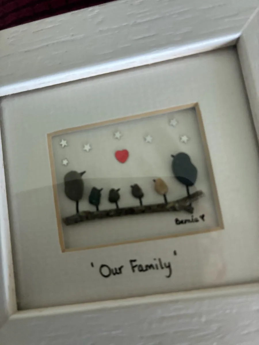 ‘Our Family’ Framed Stone Artwork - Image 4