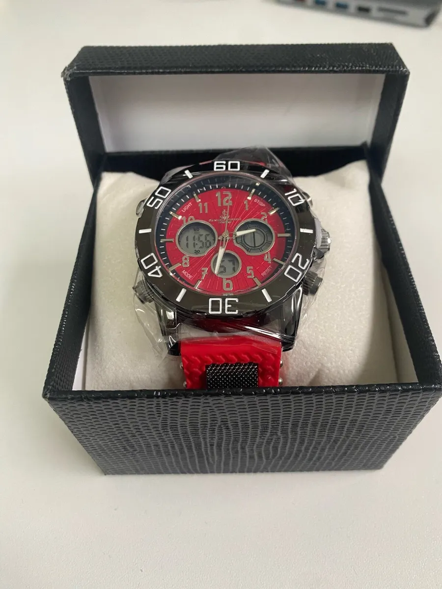 Samuel Joseph Limited Edition Red Designer Watch - Image 4