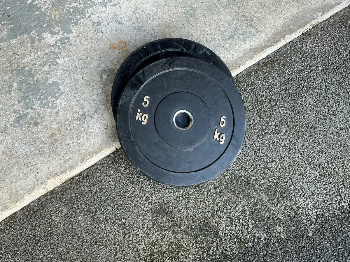 Olympic bumper weightlifting plates 100kg - Image 2