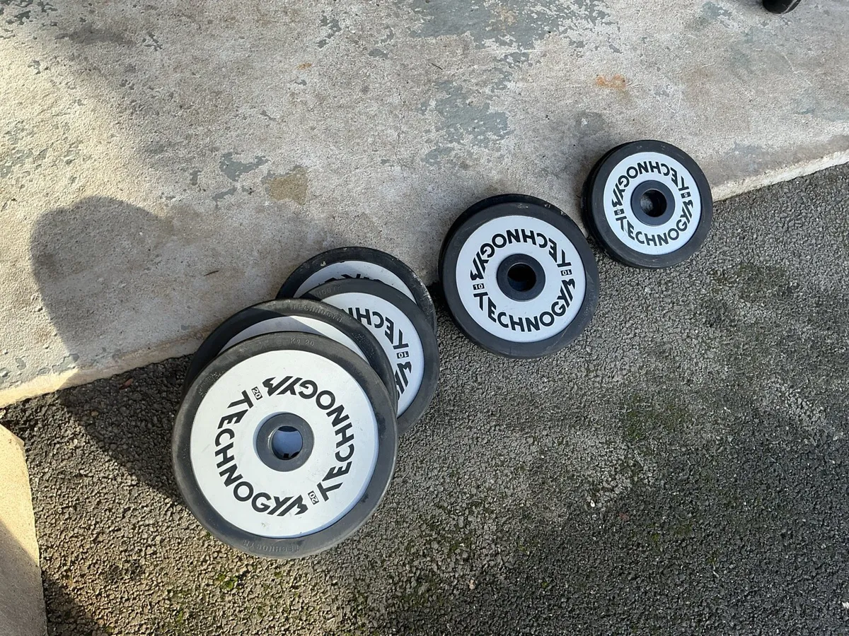 Olympic bumper weightlifting plates 100kg - Image 1