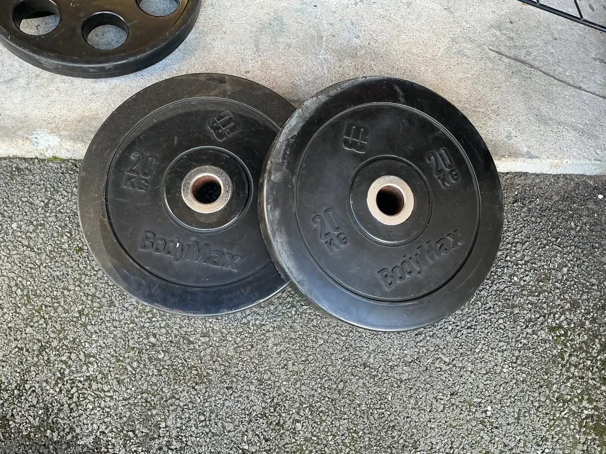 Olympic bumper weightlifting plates 100kg - Image 4