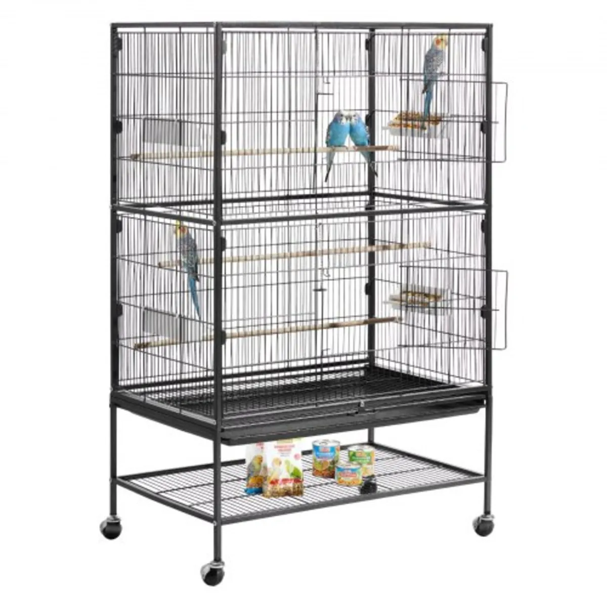 Bird Cage, 800 x 520 x 1320mm, Flat Top, Wrought I - Image 1