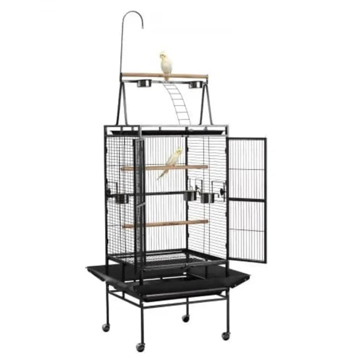 Bird Cage, 830 x 790 x 2100 mm, Open Flat Top, Wro - Image 1