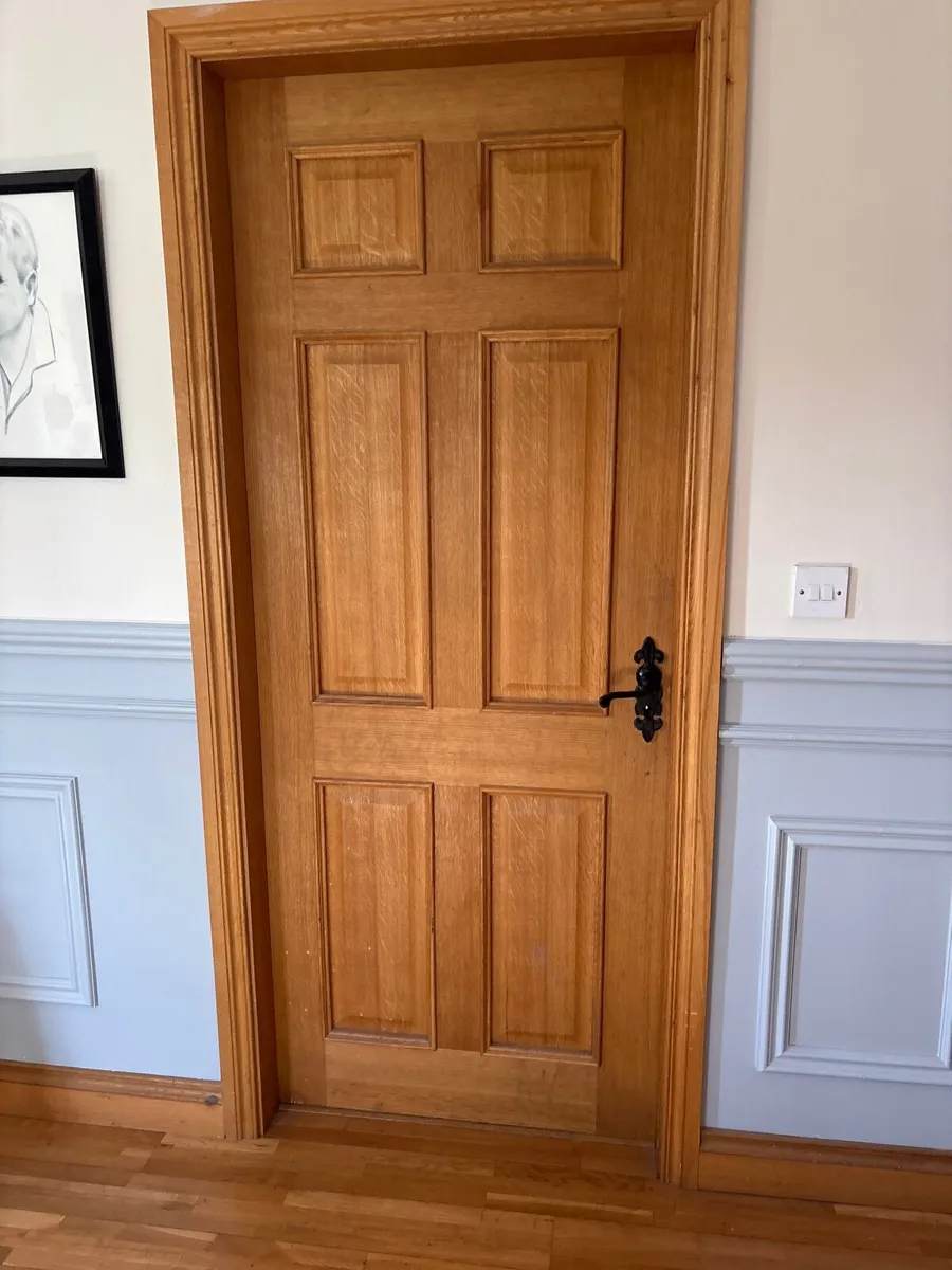 Solid internal oak doors - Image 2