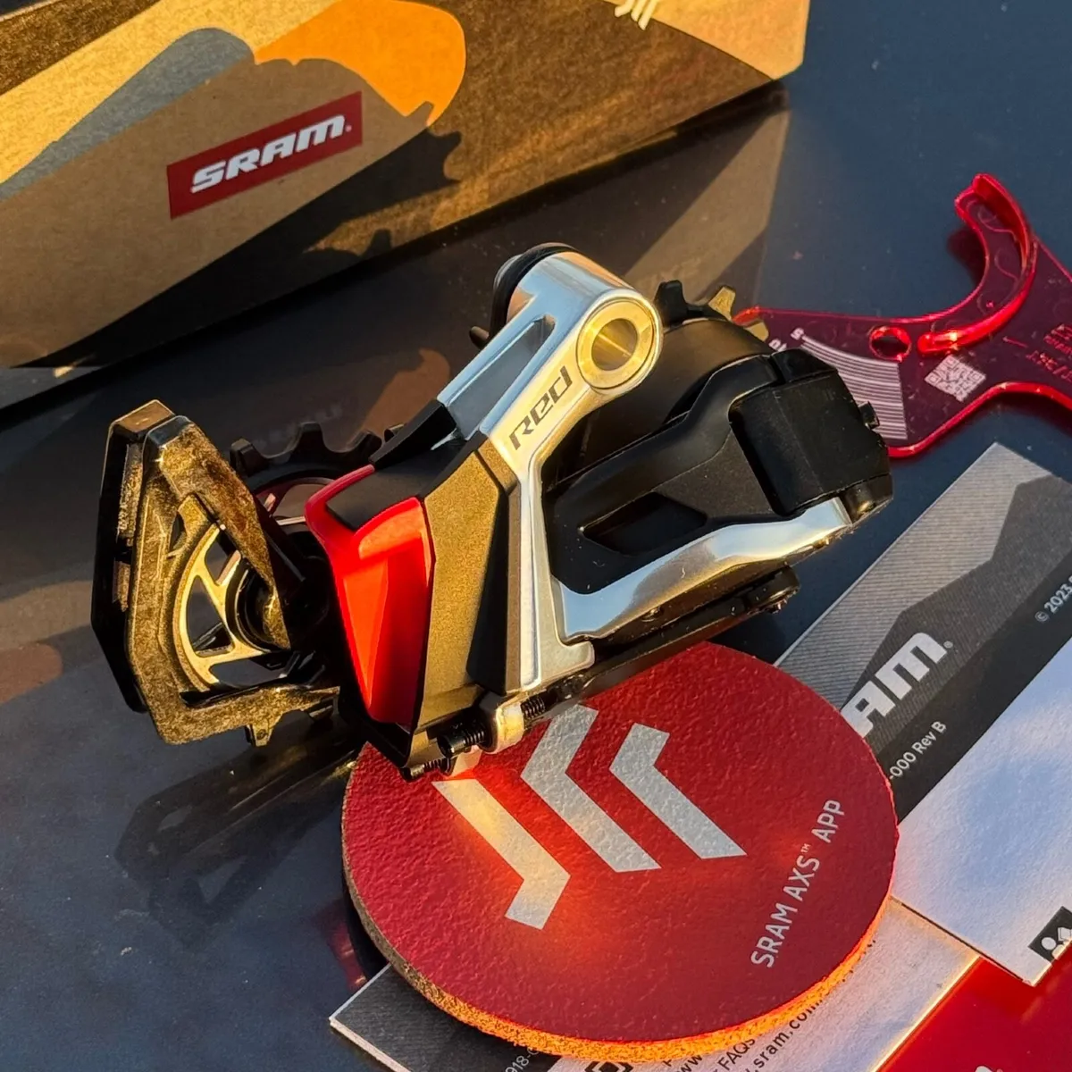 Red AXS E1 12-Speed 36t Rear Derailleur eTAP - Image 1