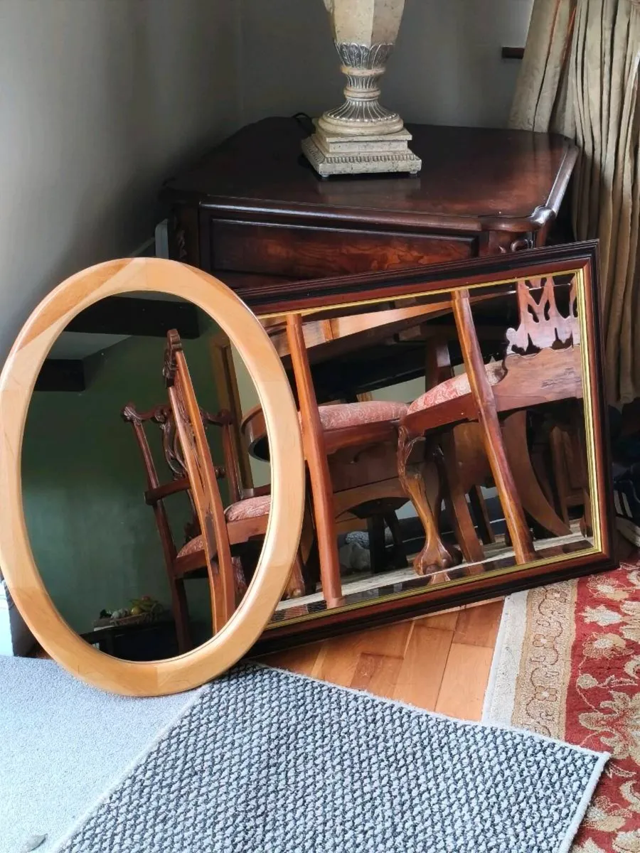 2 beautiful new mirrors 2 for 25 - Image 1
