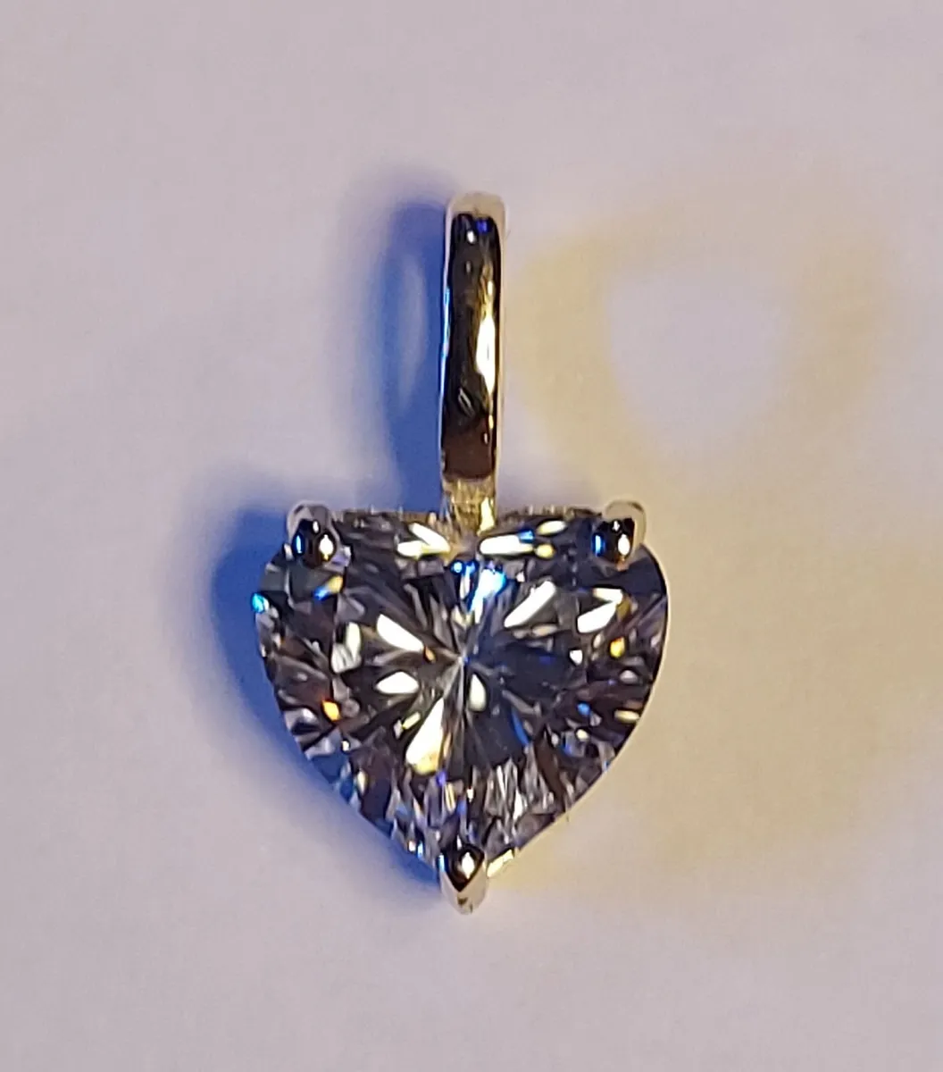 1.04ct Labgrown-Diamond 14K Gold Pendant - Image 2