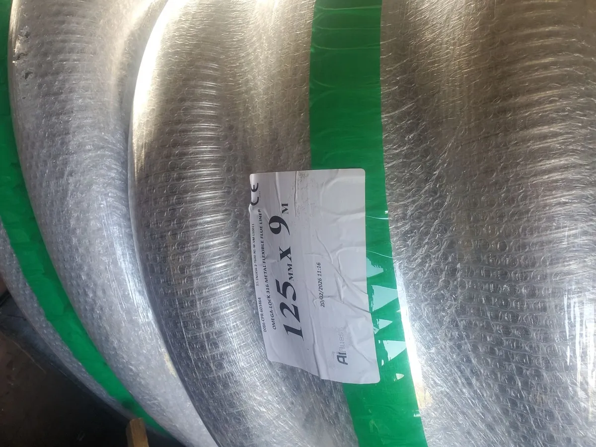 Flexi flue for oil or gas stove 5 inch diameter - Image 2