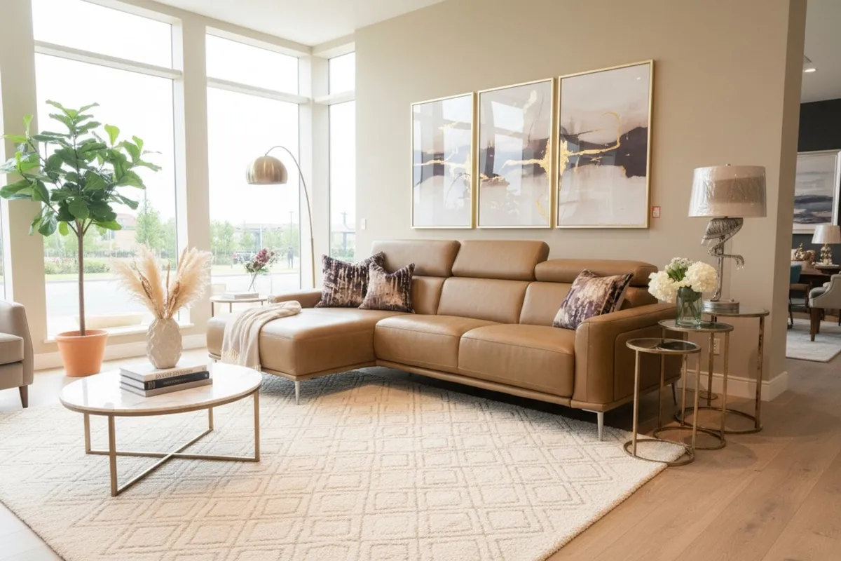 Italian leather sofas half price Outlet Store KCR - Image 4