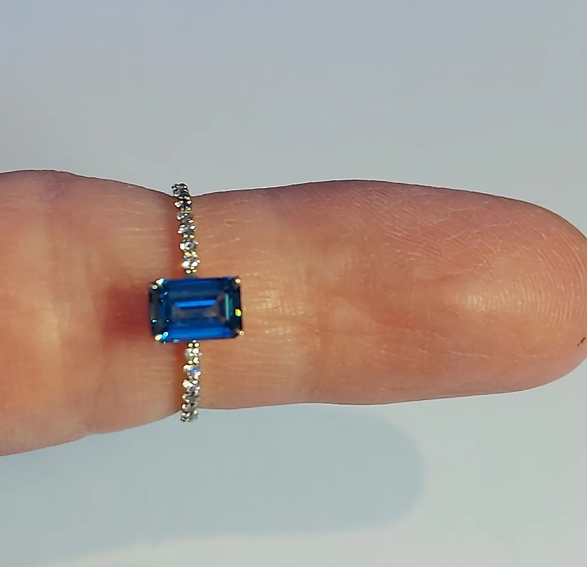 14k Gold ring with 1.32 ct Lab-Grown Diamond IGI - Image 4