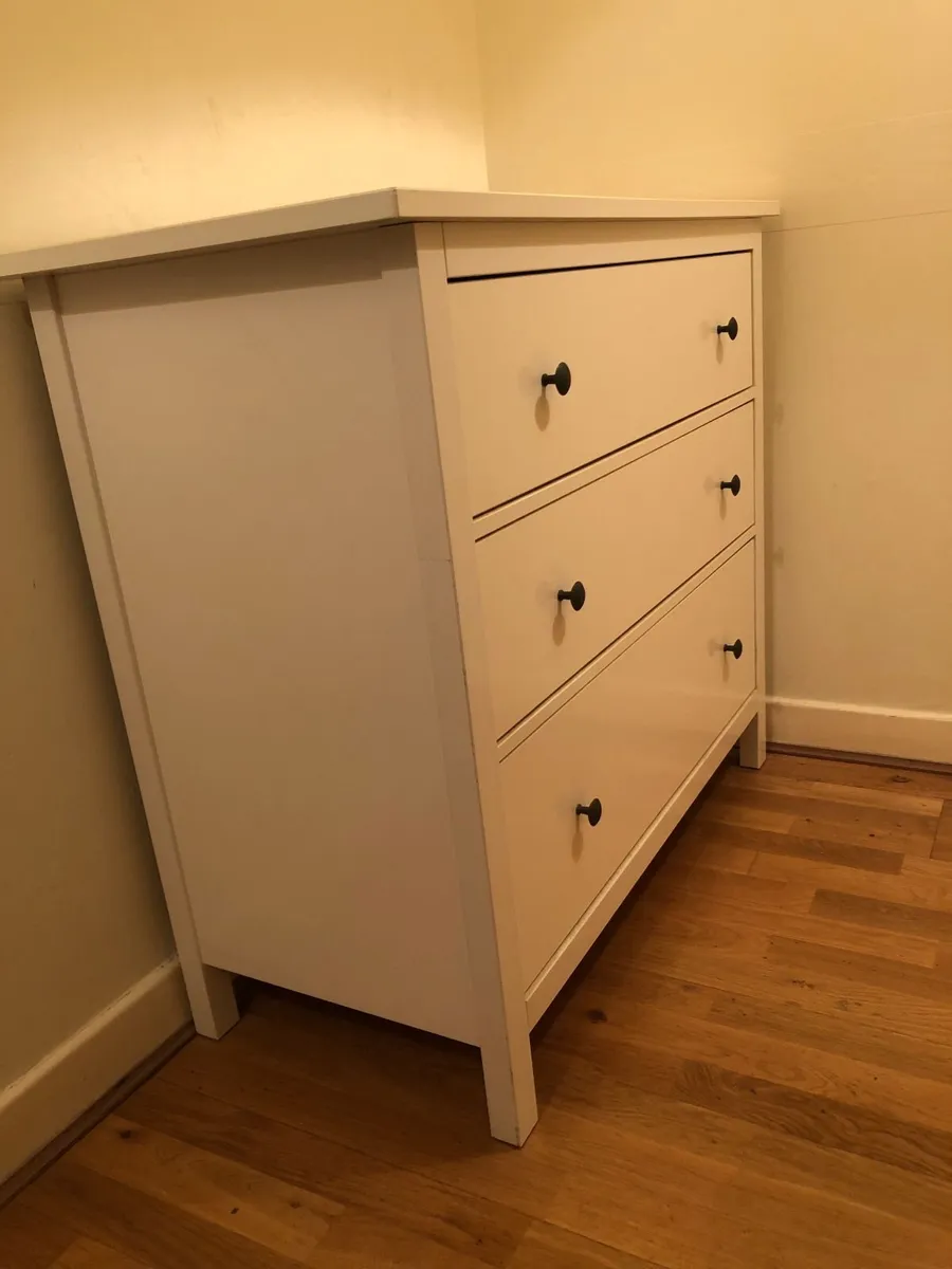 2x Ikea HEMNES Chest of 3 drawers - Image 2