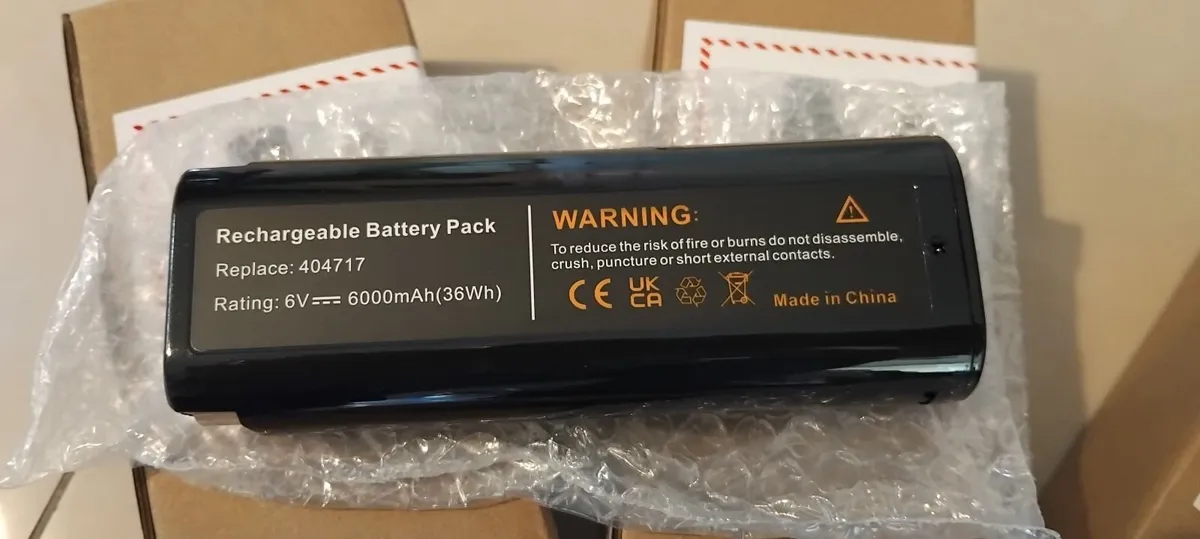 Brand New Paslode Replacement Batteries 6.0Ah 6V N - Image 3