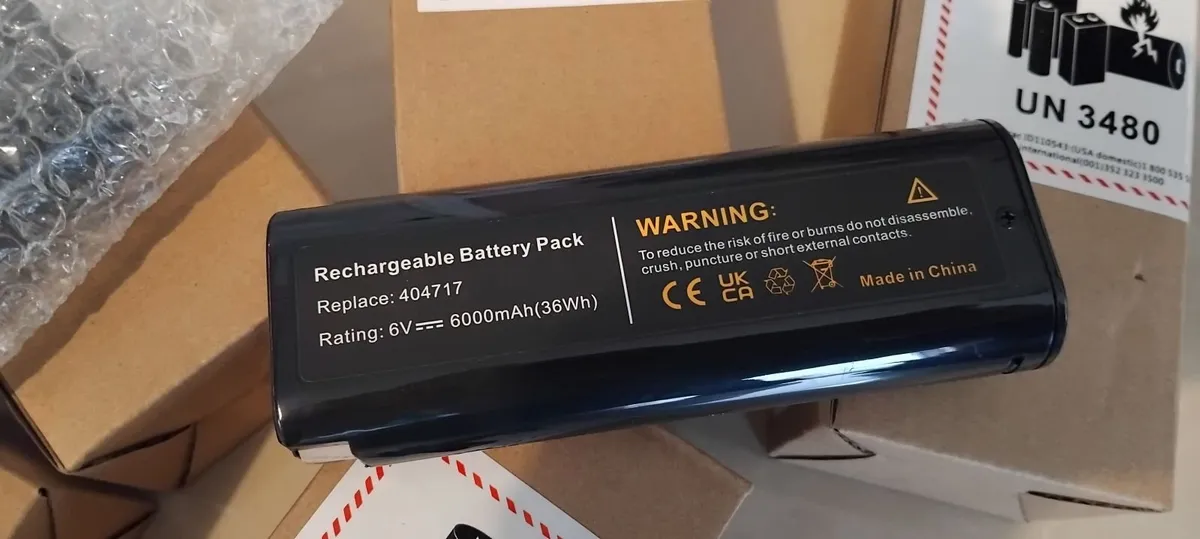 Brand New Paslode Replacement Batteries 6.0Ah 6V N - Image 4