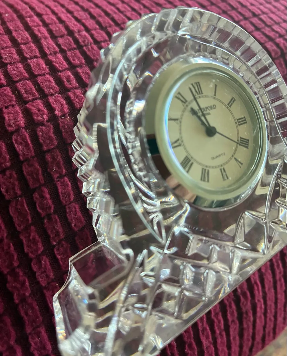 Vintage Waterford Crystal Desk Clock - Image 3