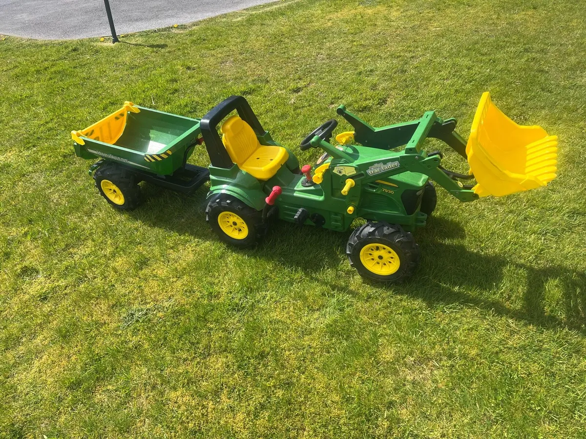 Kids John Deere & Trailer - Image 2