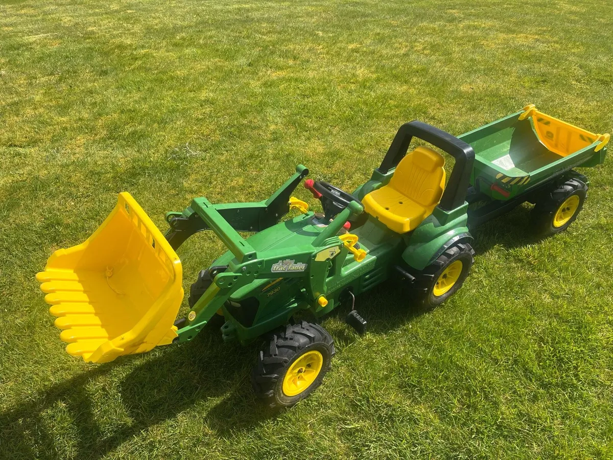 Kids John Deere & Trailer - Image 3