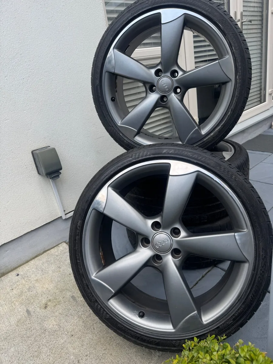 Genuine Audi TTRS 20” Alloys | New Tyres | 5x112 - Image 1