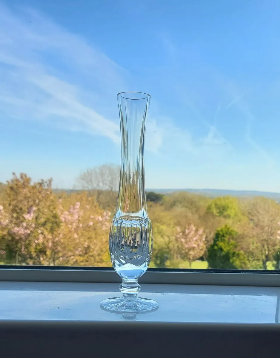 Waterford Crystal  Vintage 9 Inch Bud Vase - Image 1