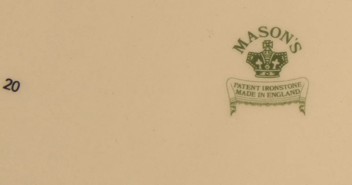 Vintage Mason’s Ceramic Clawson Cheese Plate - Image 3