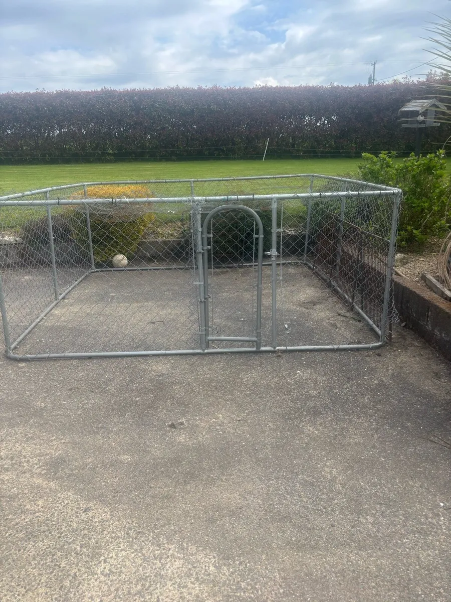 3m Galvanised Dog Pen - Image 3