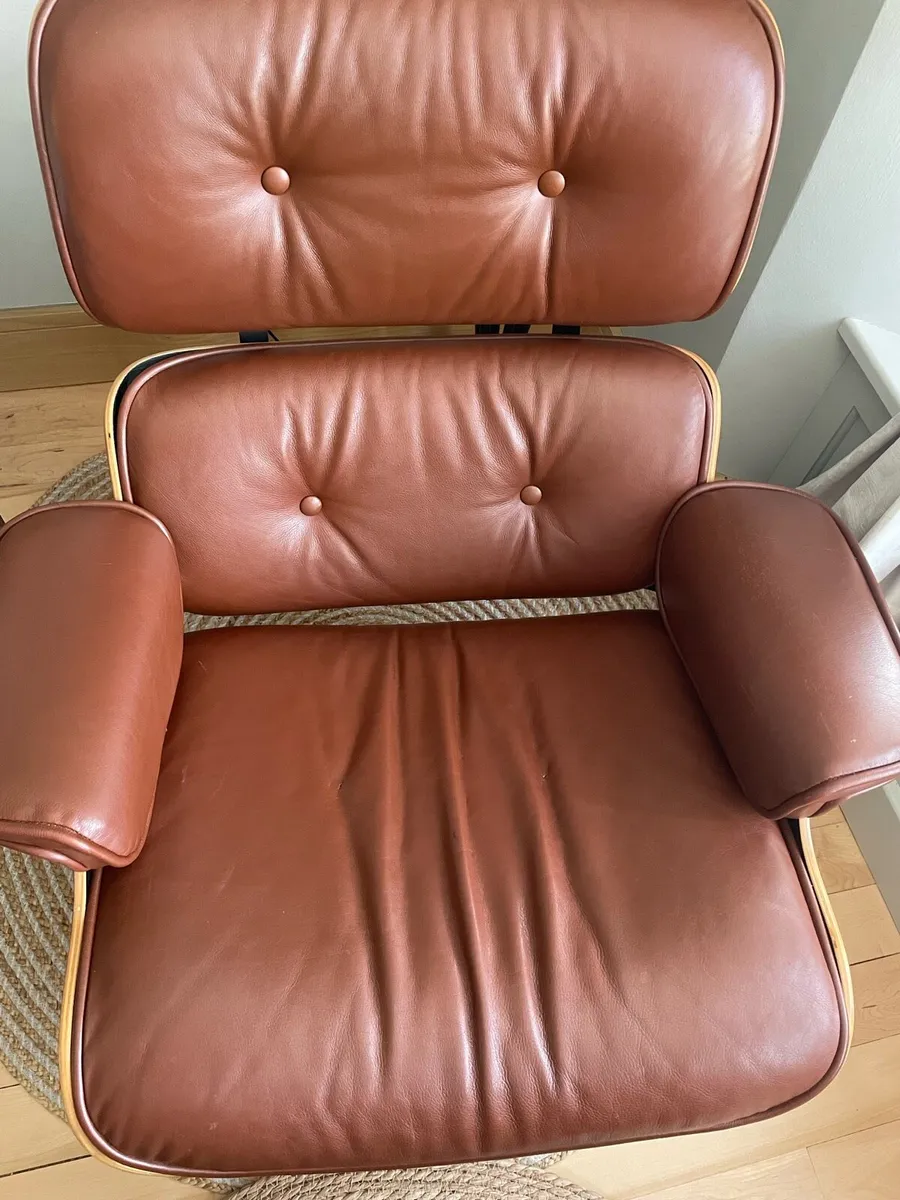 Lounge Chair with Ottoman - Image 2