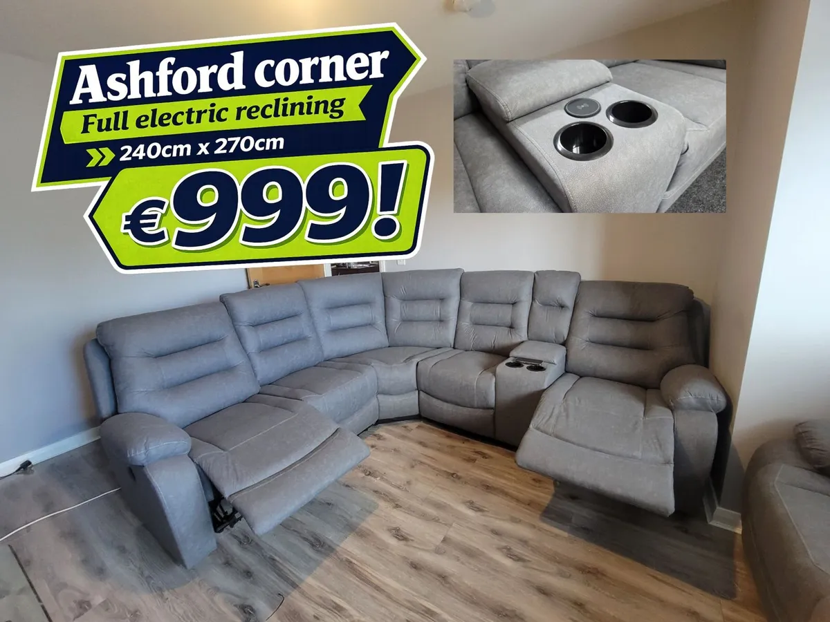 Ashford reclining corner  electric - Image 2