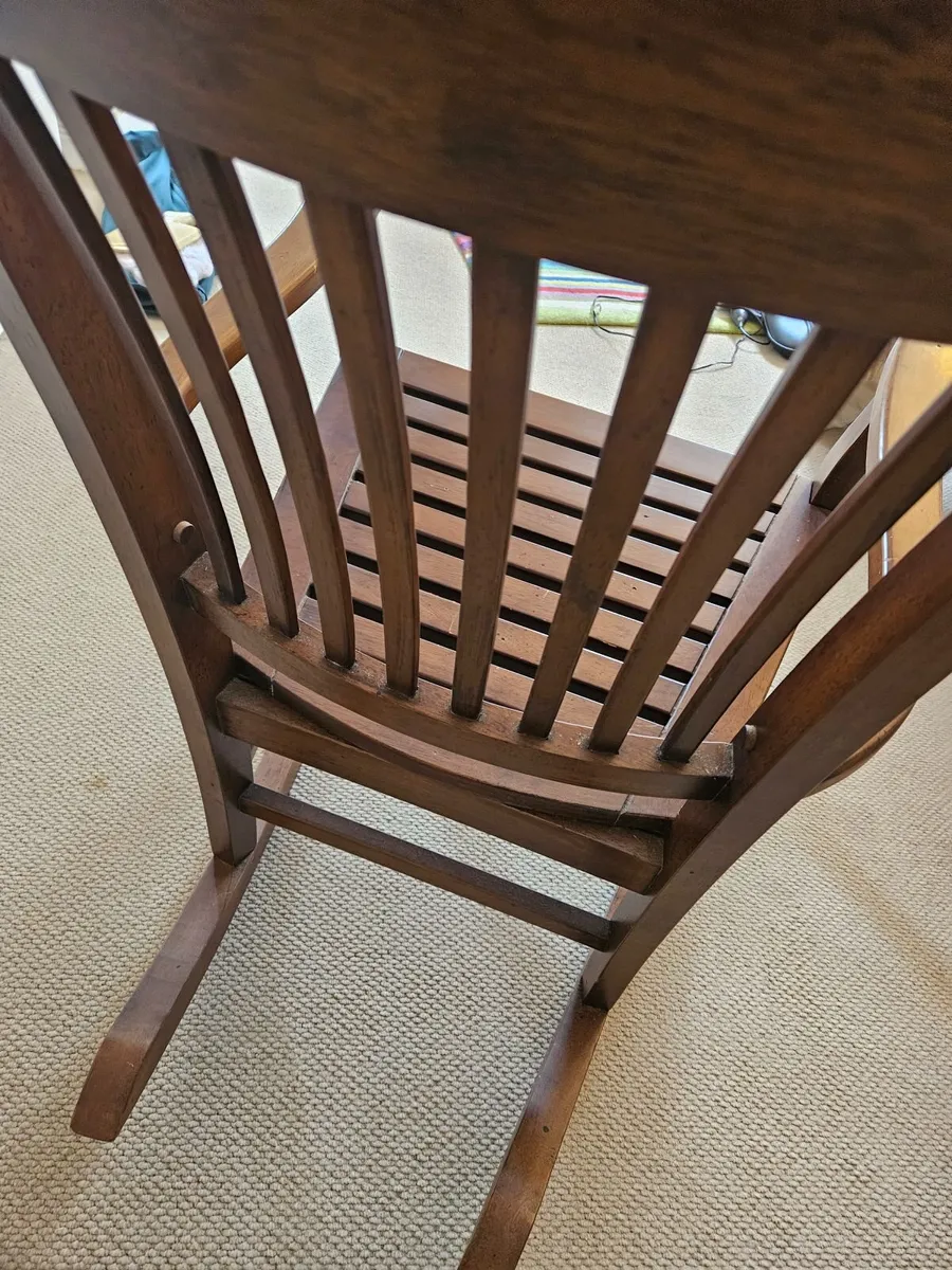 Solid wood rocking chair - Image 3