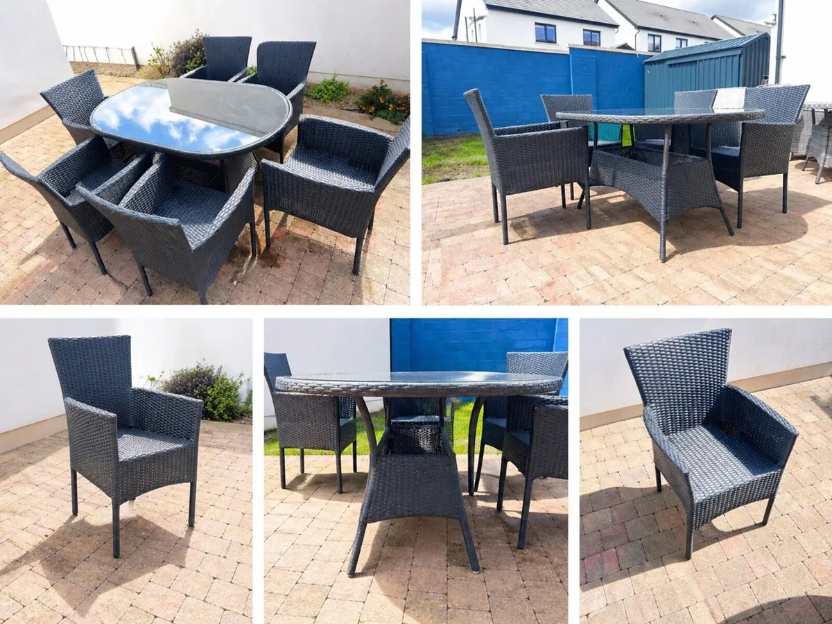 Garden table and chairs - Image 1