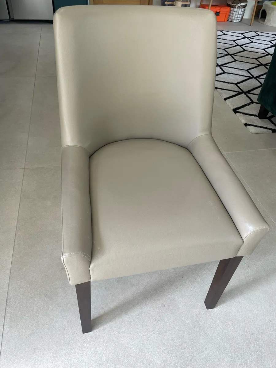 2 x Modern Dining Chairs - Image 1