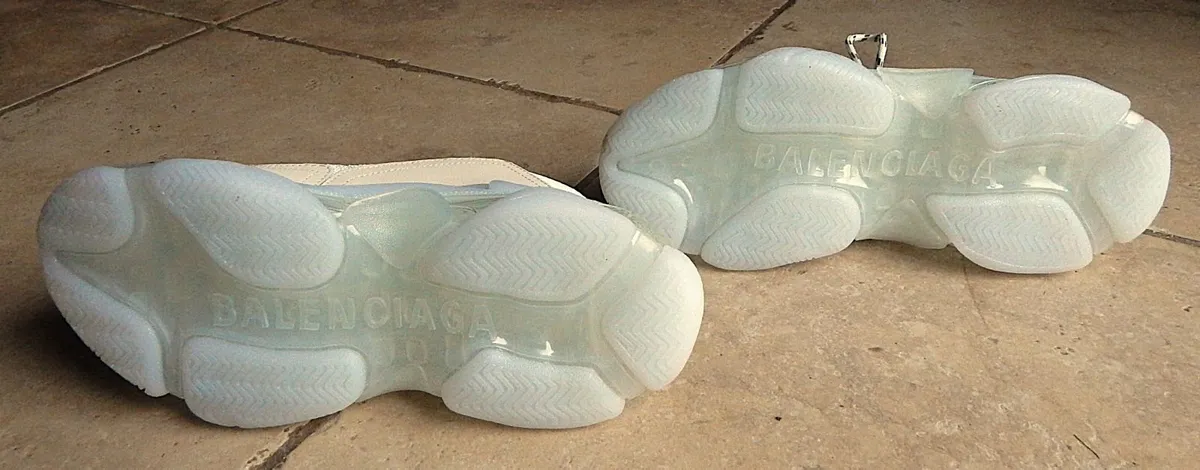 Pair of Balenciaga Triple S Sneakers, Size 40, New - Image 3
