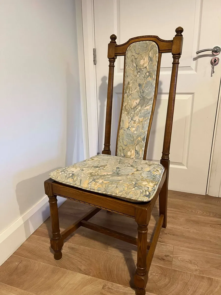 6 Ercol   Hampton padded back dining chairs (1993 - Image 1